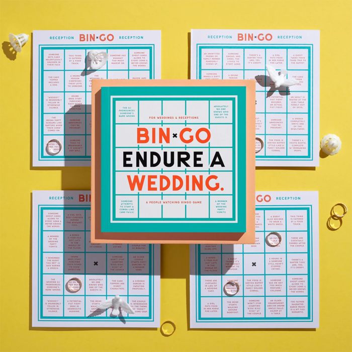 Bin-go Endure A Wedding Bingo Book