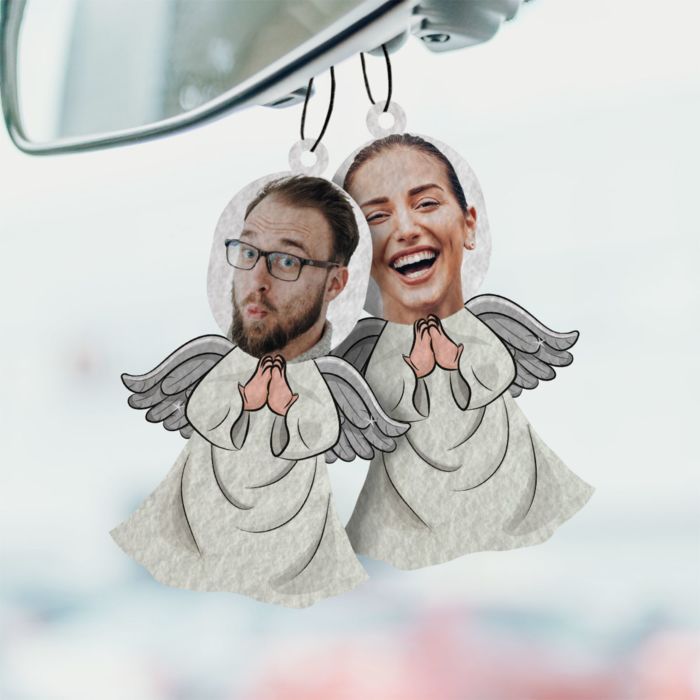 Face Upload Angel Air Freshener