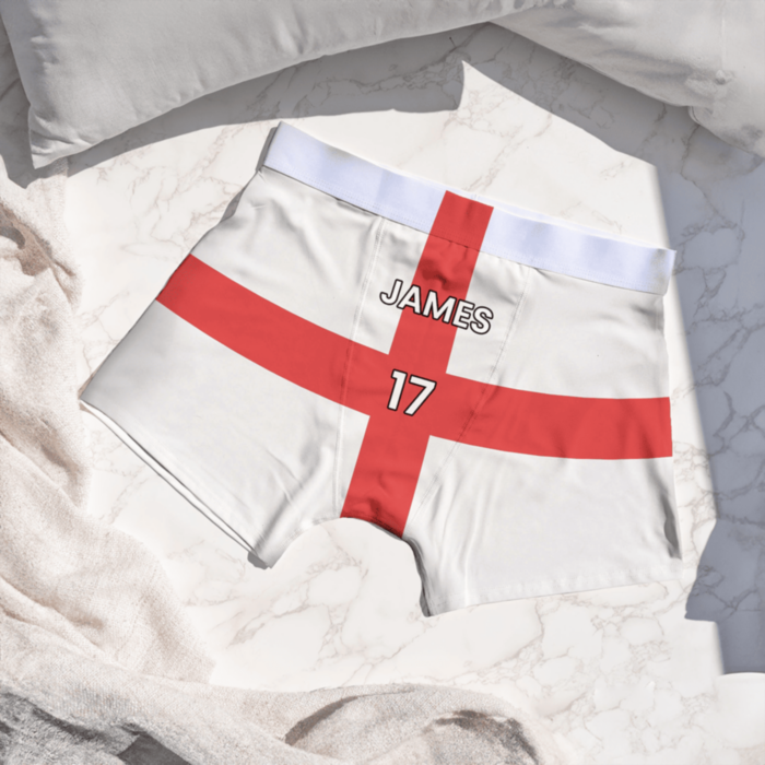Personalised World Cup Boxers with Text