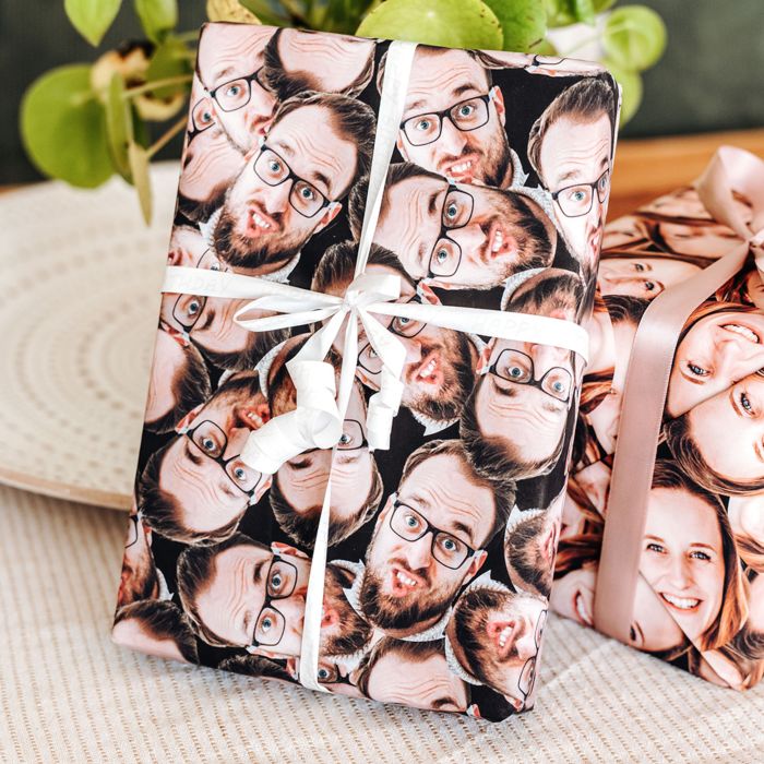 Face Wrap - Personalised Gift Wrap 50 x 60cm