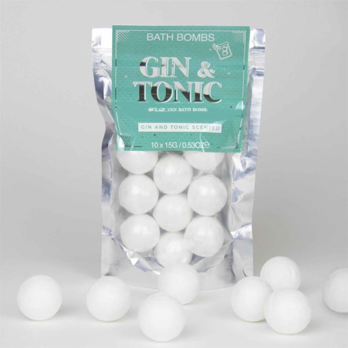 Gin and Tonic Bath Bombs