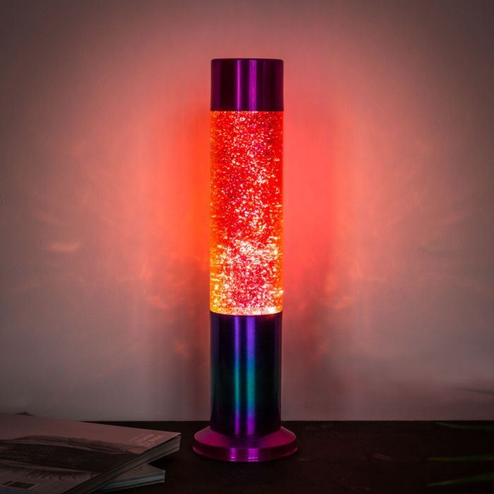 Rainbow Glitter Lava Lamp