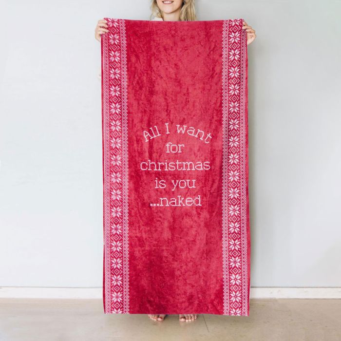 All I Want For Christmas Towel