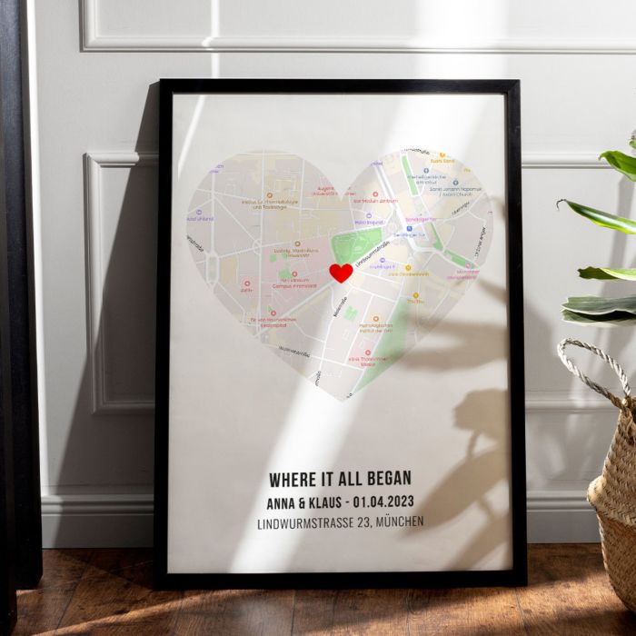 "Where It All Began" Personalised Poster