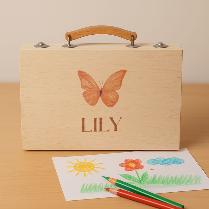 Personalised Painting Box with Name and Animal