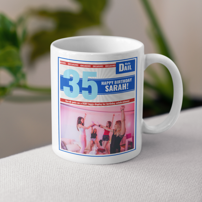 Personalised News Headline Mug