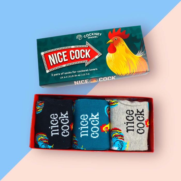 Nice Cock Socks Gift Box