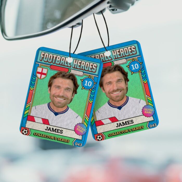Personalised World Cup Collectible Photo Sticker Air Freshener