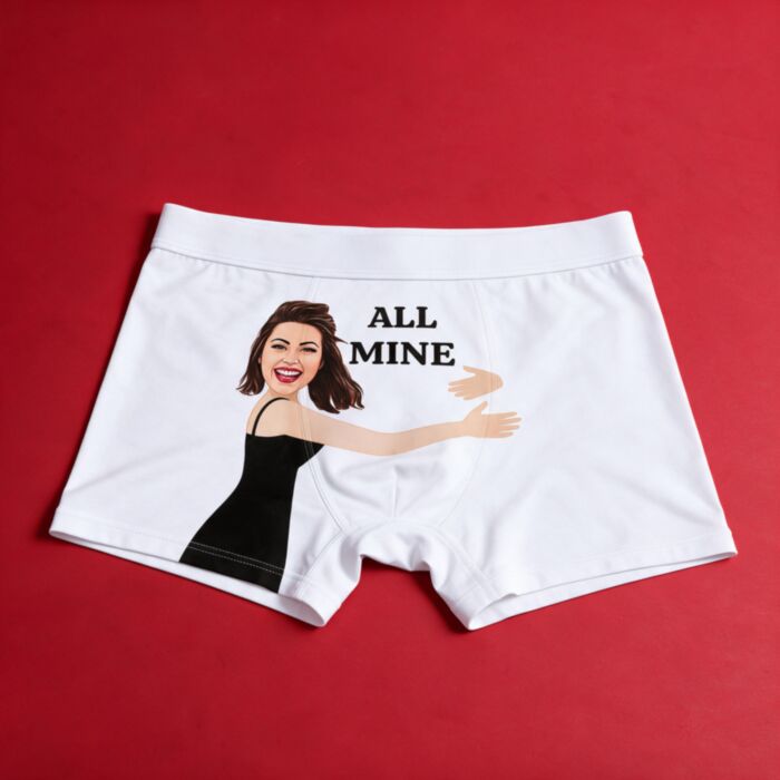 Personalised Face and Message Boxers