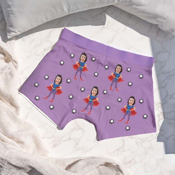Face Upload Superhero Boxers