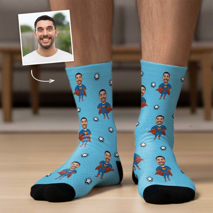 Personalised Superhero Socks