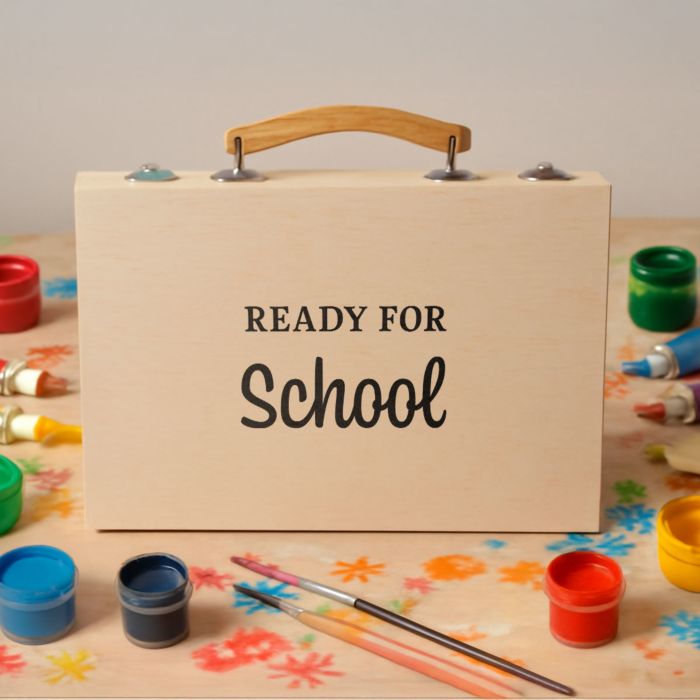 Personalised Painting Box with Text