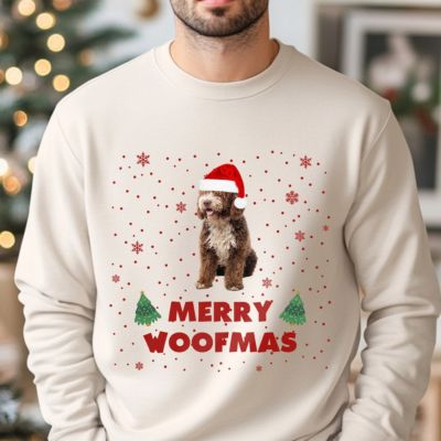 Personalised Christmas Sweatshirt with Pet and Text