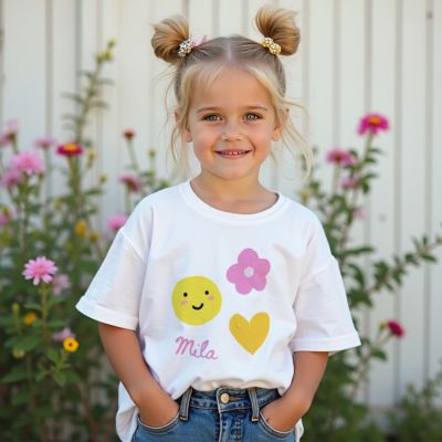 Personalised Kids’ T-Shirt with Your Drawing