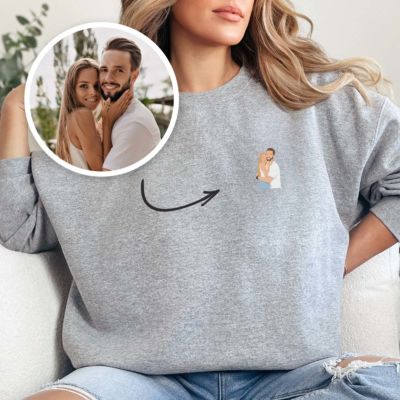 Personalised Sweatshirt with Small Illustration