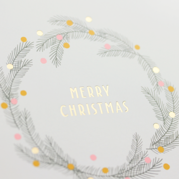 Christmas Wreath Card