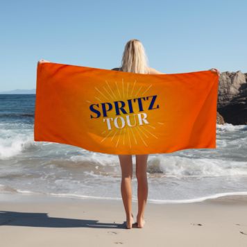 Personalised Towel – Two Lines of Text - Design