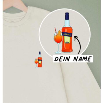 Personalised Drinks Sweatshirt With Name