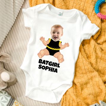 Personalised Superhero Babygrow