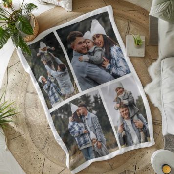 Personalised Blanket with Photo Collage - Design