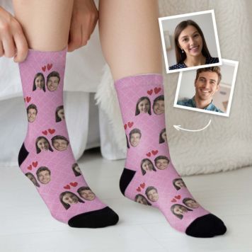 Personalised Double Face Upload Socks - Design