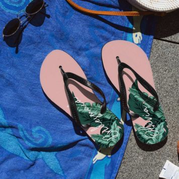 Personalised Text Flip Flops - Design