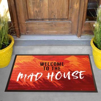 Personalised Colourful Doormat - Design