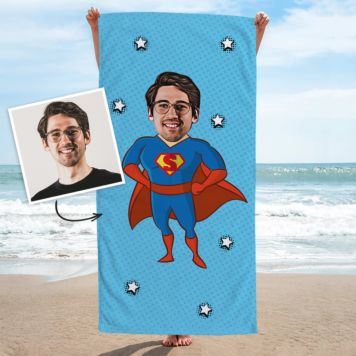 Personalised Superhero Towel - Design