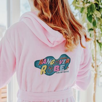 Personalised Hangover Bathrobe