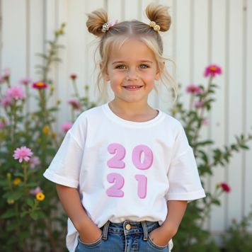 Personalised Kids’ T-Shirt with Year