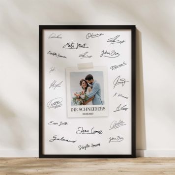 Personalised Guestbook Poster