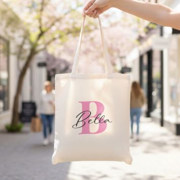 Personalised Monogram Tote Bag