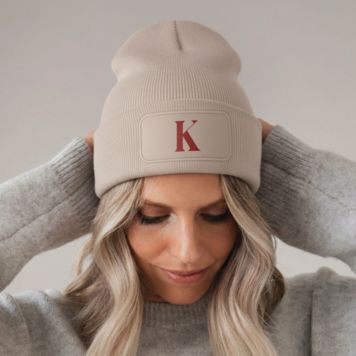 Personalised Beanie with Monogram