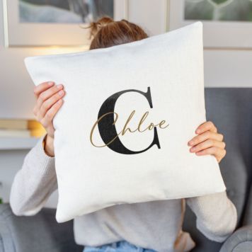 Personalised Monogram Cushion Cover