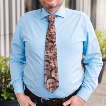 Personalised Tie with Face - Design