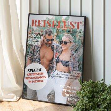 Personalised Magazine Cover Poster