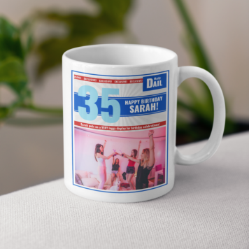 Personalised News Headline Mug - Design