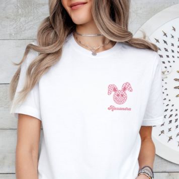 Personalised Bunny T-shirt With Name