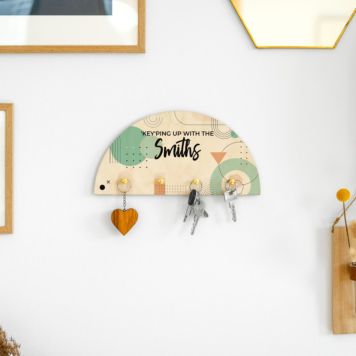 Personalised Wooden Key Holder