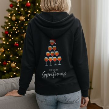 Personalised Aperol Christmas Hoodie - Design