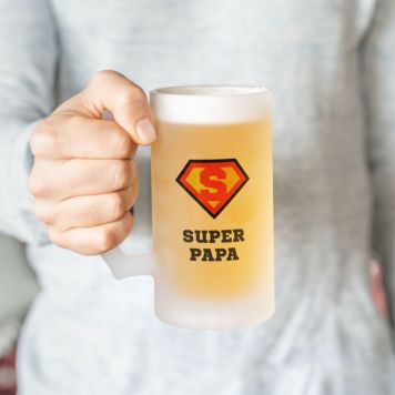 Personalised Superhero Beer Mug