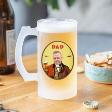 Personalised Face Beer Mug