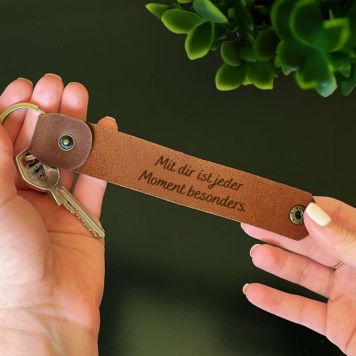 Personalised Keychain with Hidden Message - Design