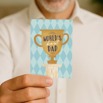 Personalised Father’s Day Greeting Card