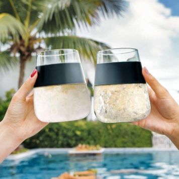 Wine Cooling Cups - Set of 2