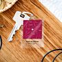 Personalised Acrylic Map Keychain