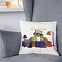 Personalised Cartoon Family Cushion Cover
