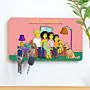 Personalised Cartoon Family Key Hanger