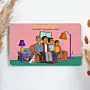 Personalised Cartoon Family Key Hanger