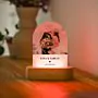 Personalised Photo LED Lamp With Heart